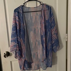 Pink & Blue Kimona